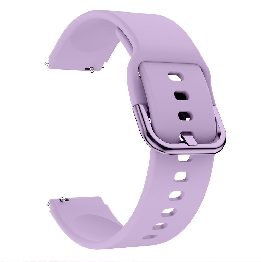 18mm Uhrenarmband für Garmin Venu 3S Armband Schnellverschluss Bunte Uhrenschließe Zubehör für Garmin Vivoactive 4S Uhrenarmband 18mm universal lavendel