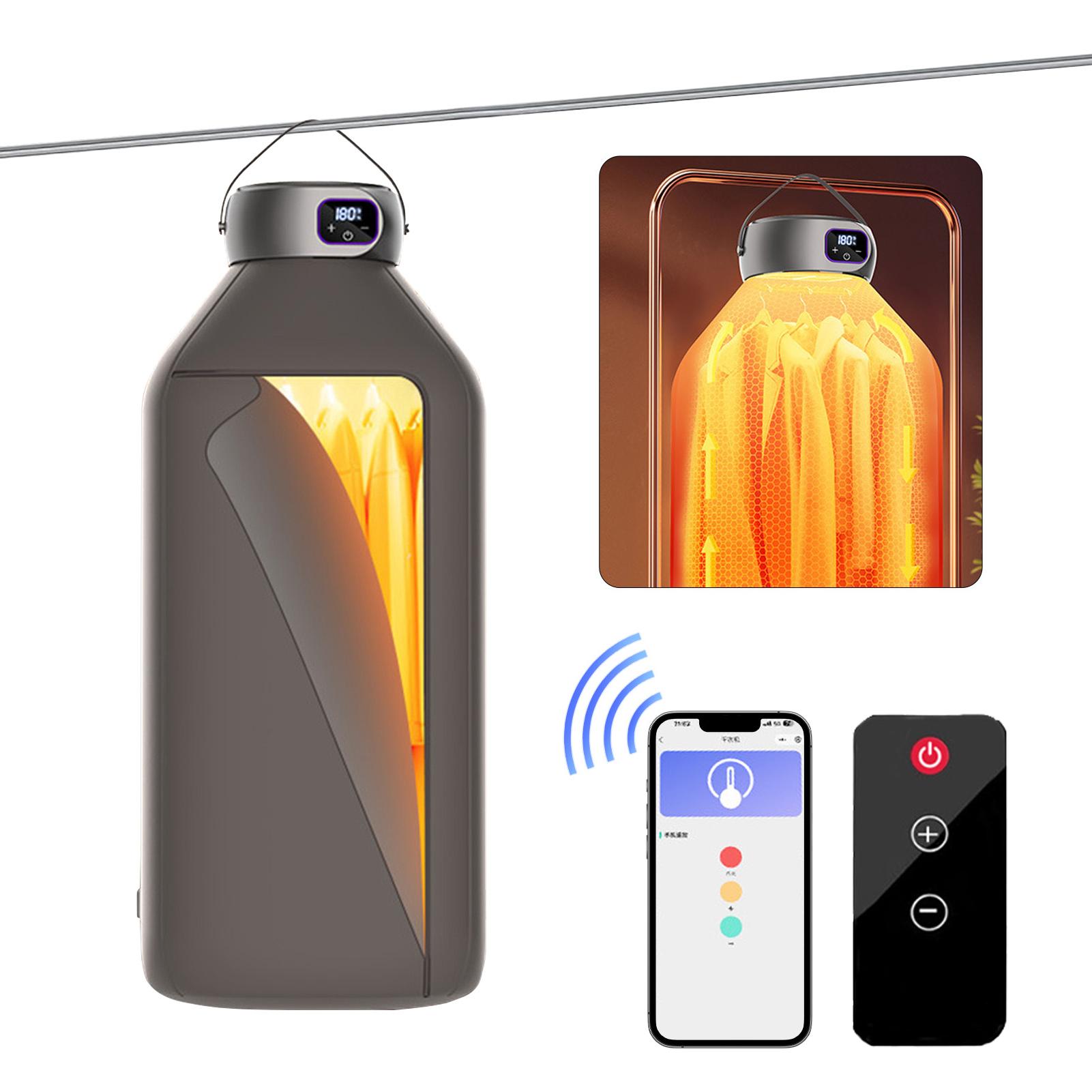 App-Steuerung Tragbare Trockner für Wäsche Babykleidung Unterwäschetrockner Faltbares Kleidungstrocknen und EU