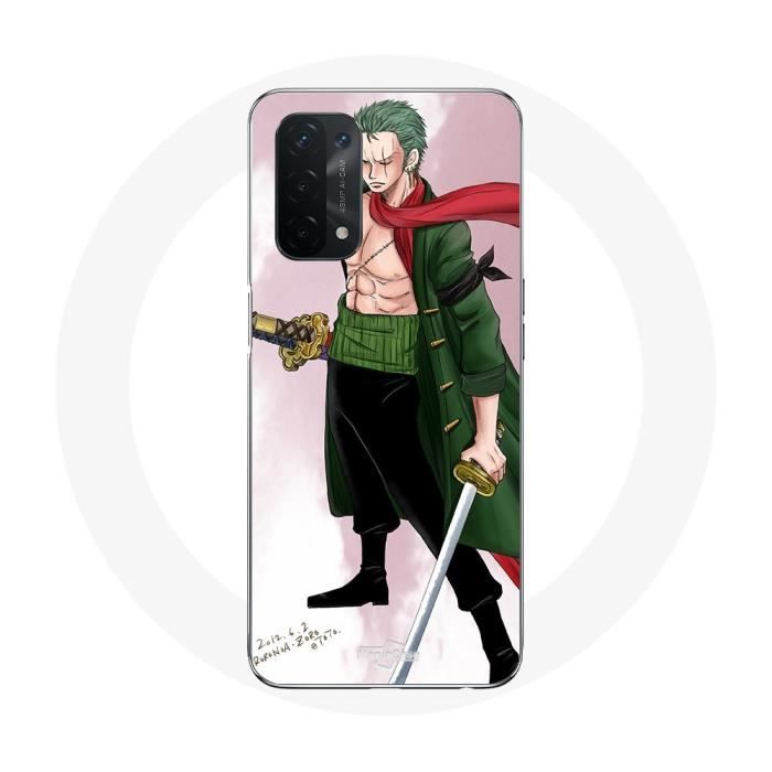 Hülle für Oppo A74 5G One Piece Manga Zoro Manga Poster - Maniacase