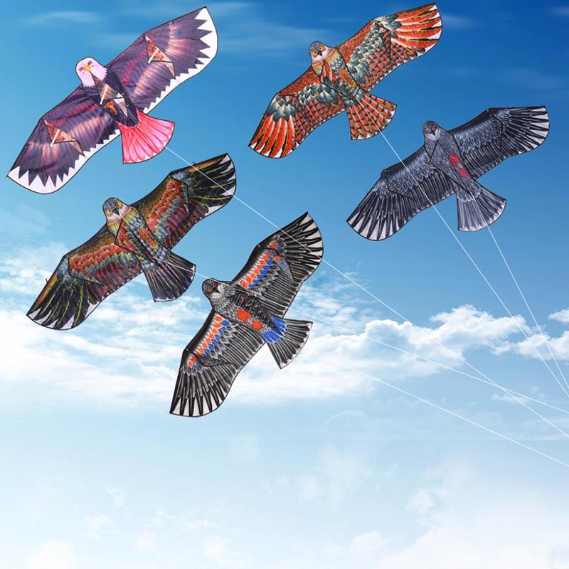 Geschenke Outdoor-Spaß Sport 1,1 m Flying Eagle Kite Kinderspielzeug Neuheit Tierdrachen