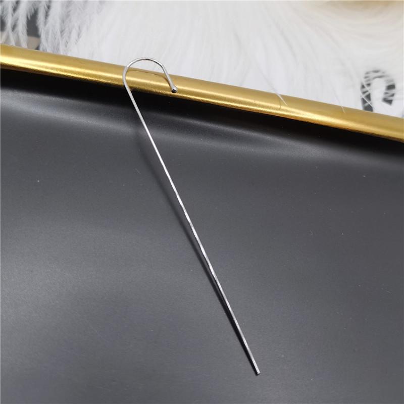 Trendy Zirkon Ohrhaken Piercing mit Ohrmuschelclip und diagonalem Ohrknochen-Design für Damen