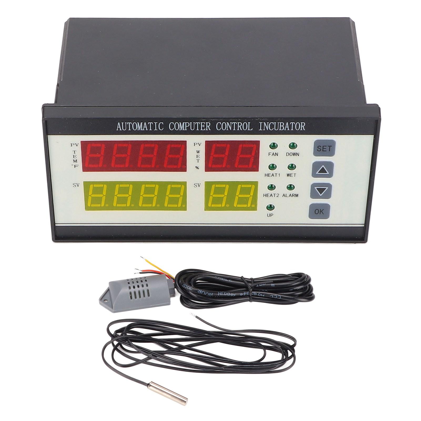 Inkubator-Controller Automatischer genauer Sensor Fahrenheit Egg Hatcher Temp Humidity Controller