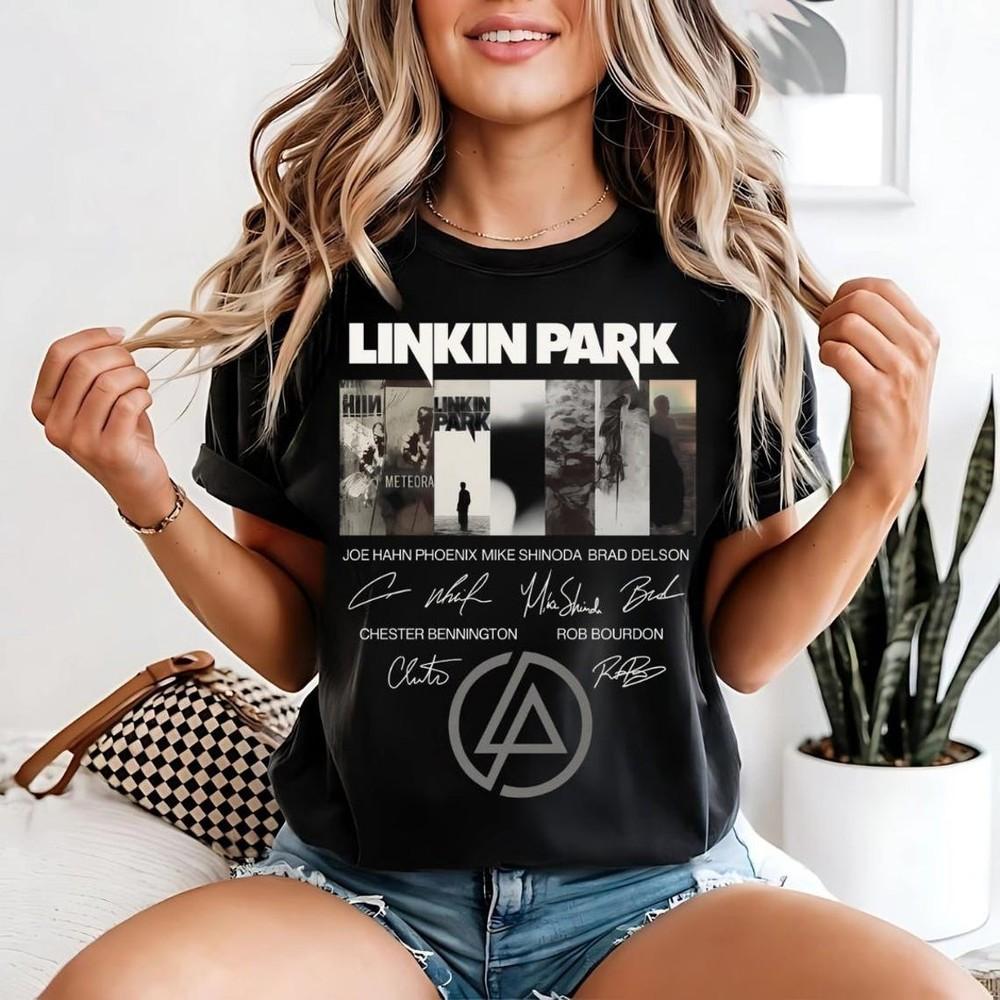 Linkin Park Merch Shirt, From Zero Welttournee Shirt, Linkin Park Grafik T-Shirt Unisex T-Shirt L