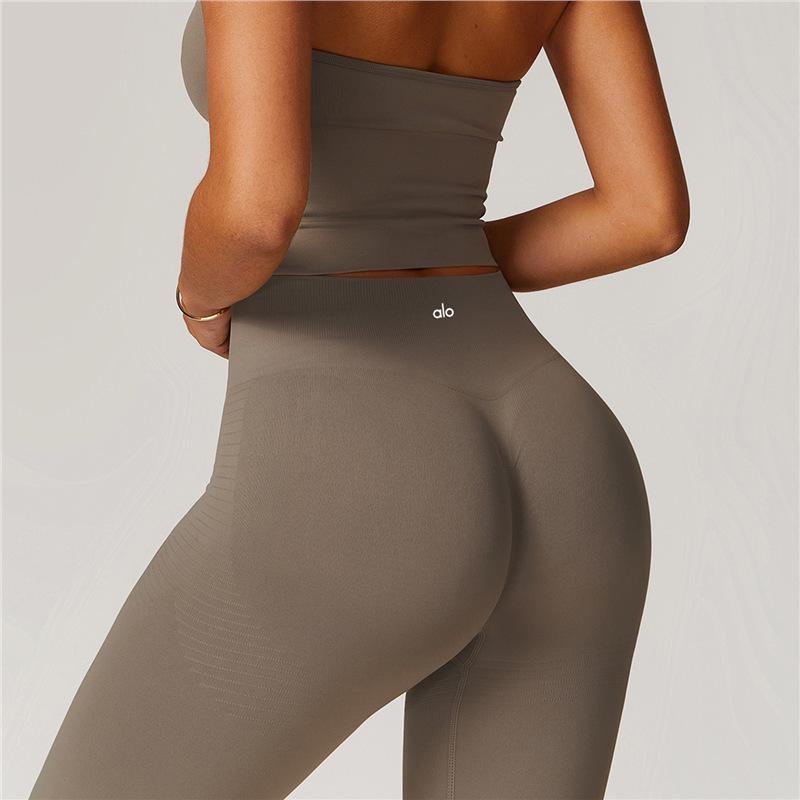 Alo Yoga High-Waisted Tummy Control Po-Hebende Fitnesshose für Yoga, Radfahren, Laufen & Pilates Extra Large