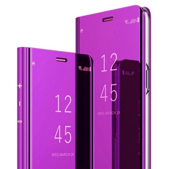 Hülle Samsung Galaxy S21 Plus (5G), Purpur Stoßfest Schutz Durchscheinend Hart Slim Folio Hülle Samsung Galaxy S21 Plus (5G)
