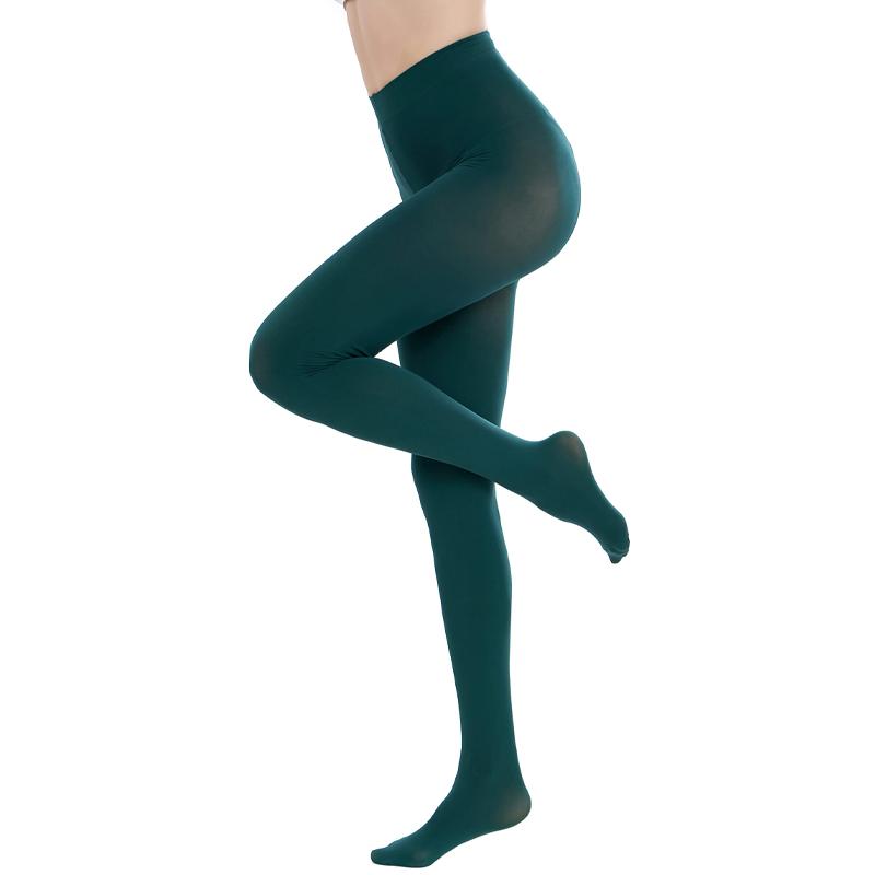 Kave Opake Weiße Strumpfhosen Für Damen Damen-Strumpfhosen in Unifarben 80D Weiche Opake Mikrofaser-Strumpfhosen Mit Kontrollbund Mikrofaser-Strumpfhose Fit for 40-70kg