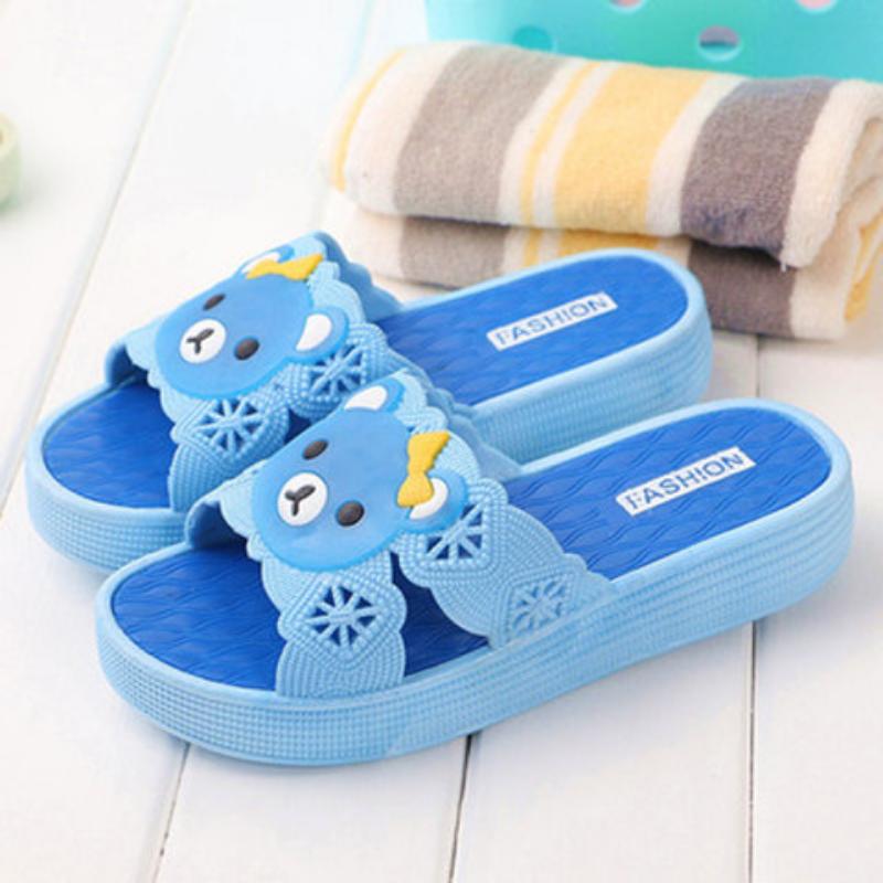 Unisex-Hausschuhe, süße Hausschuhe für Damen, Sommer, neue Cartoon-Oberteile, Badezimmer, Outdoor-Hausschuhe, rutschfest, weiche Unterseite, dicke Sohle 40