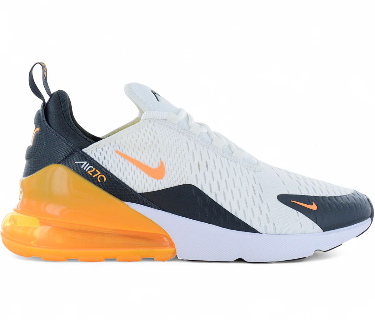 Nike Air Max 270 - Herren Sneakers Schuhe Weiß-Orange AH8050-114 ORIGINAL EU 42.5 US 9 weiß