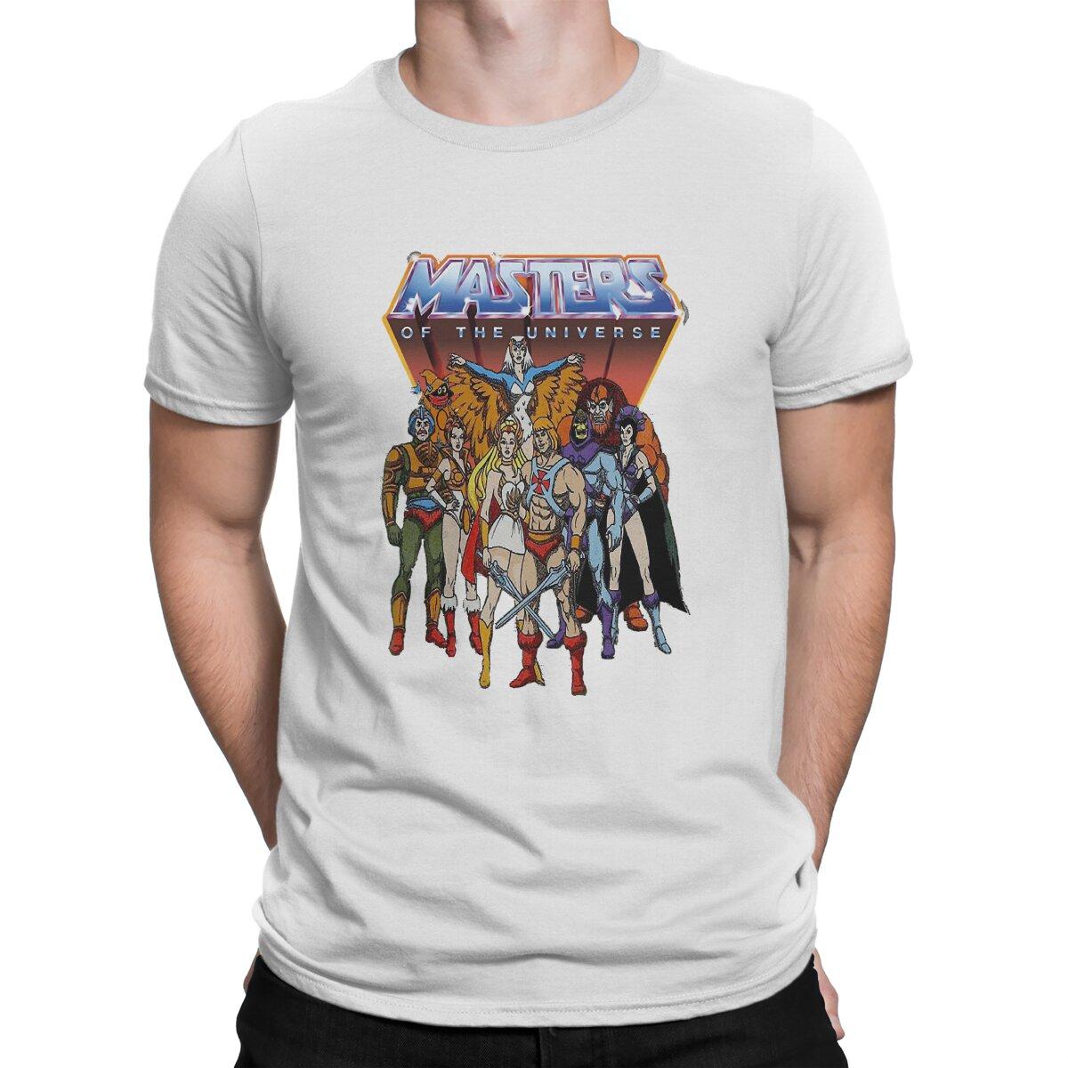 He-Man Special T-Shirt Masters Of The Universe Freizeit T-Shirt Neuestes T-Shirt für Männer Frauen M weiß