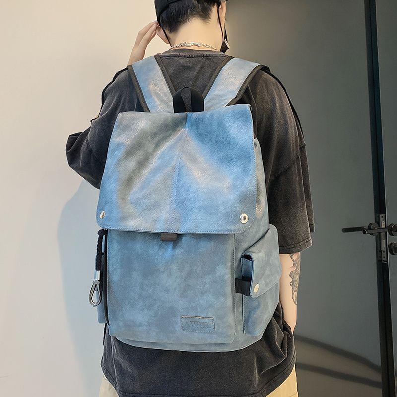 Herrenmode-Rucksack Herrenmode-Reise-Computer-Rucksack Campus High School Studententasche blau