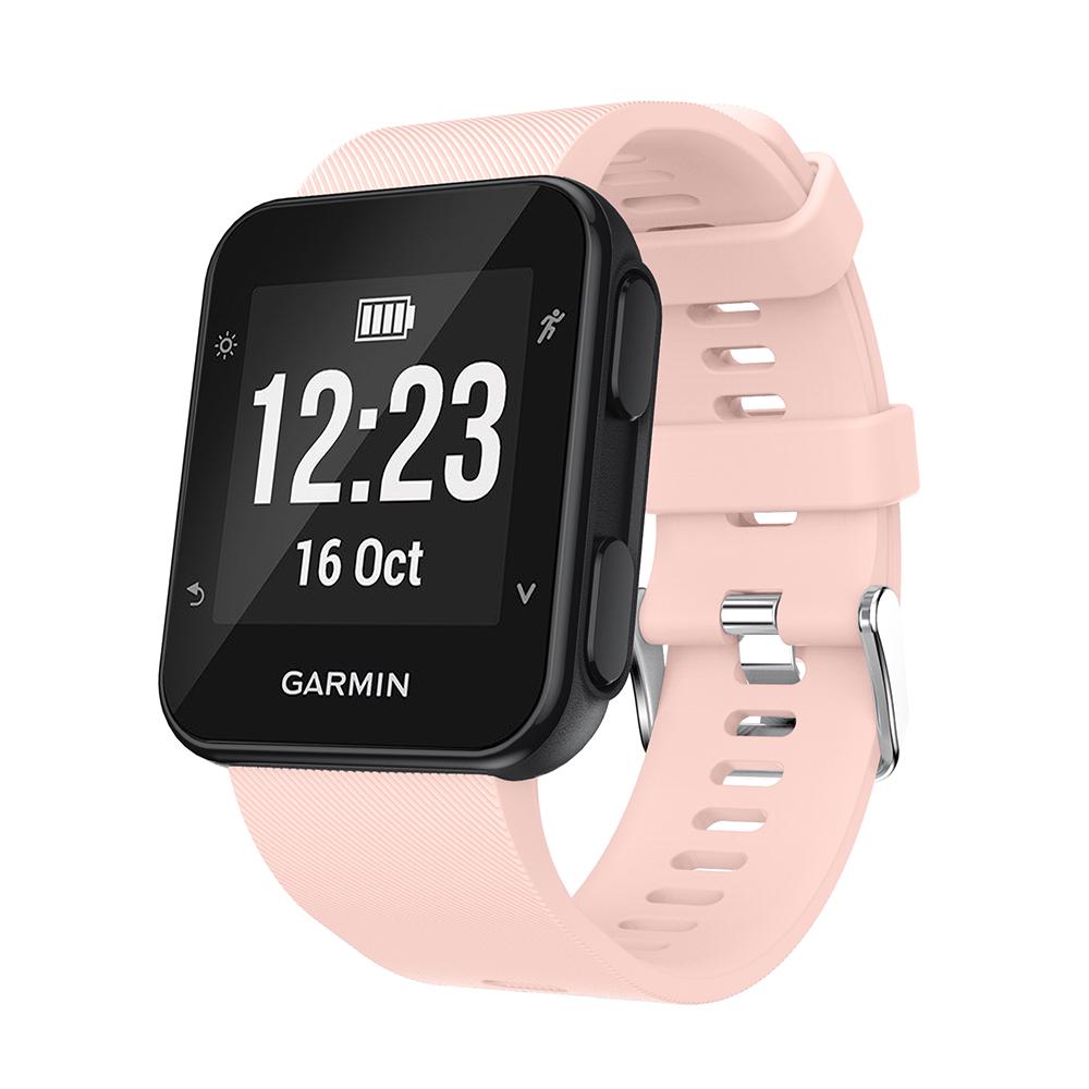 Armband für Garmin Forerunner 35 30 Smartwatch Ersatzarmband Uhrenarmband Armband Silikon Weiches Band Armband Neu rosa