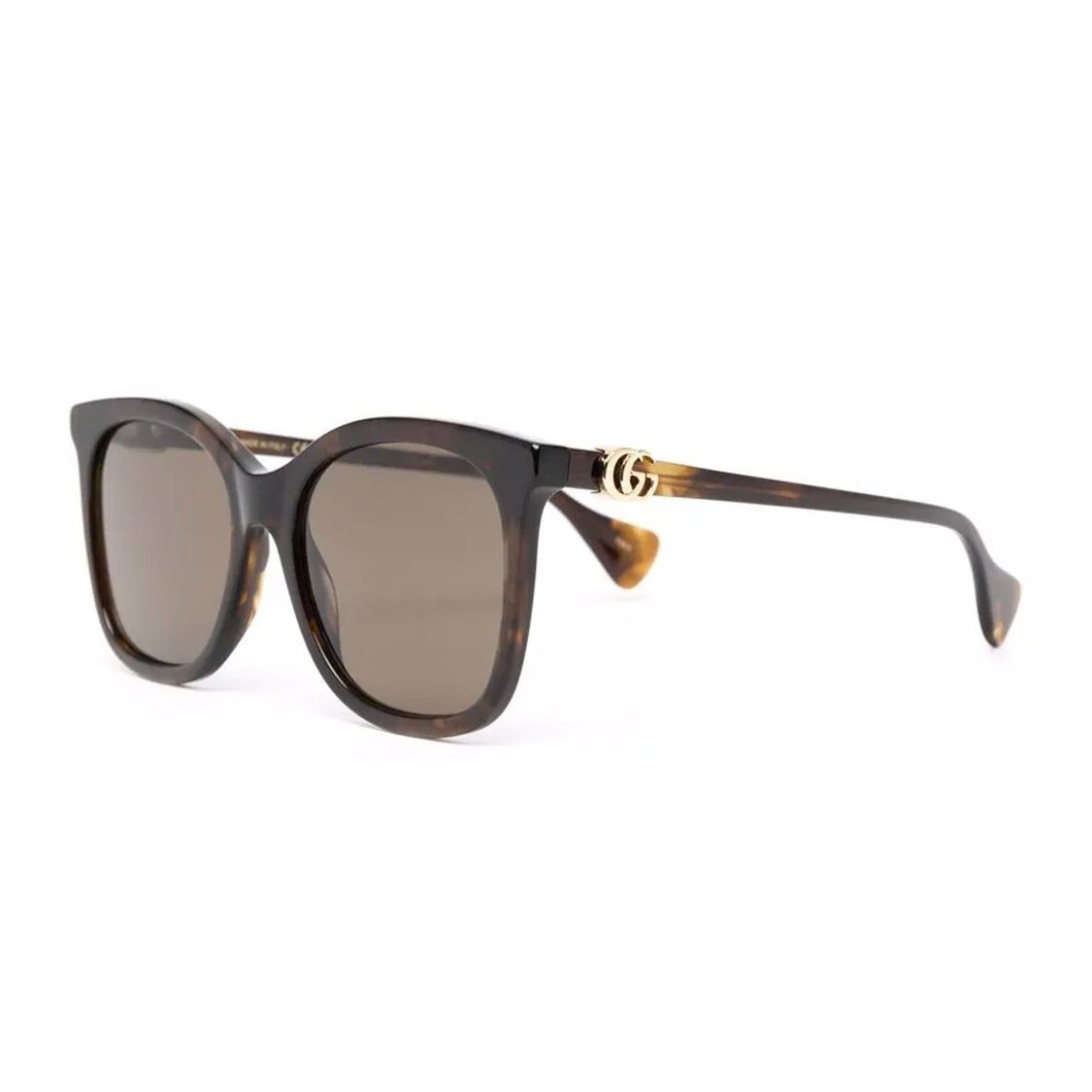 Gucci Azetat Cat Eye Sonnenbrille Unisex Sonnenbrille Braun GG1071S002 Dust Bag+Eyeglass Case (Random Color)
