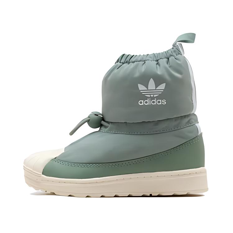 Adidas Originals Superstar 360 Boots High-Top Skate Shoes Kids boots Silver Green IG5078 29