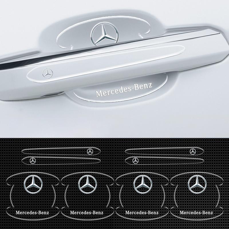 Heißer Autoaufkleber 8 Stück Türgriffschutz Außen Türschalenaufkleber Styling Zubehör Für Mercedes Benz W213 W205 X253