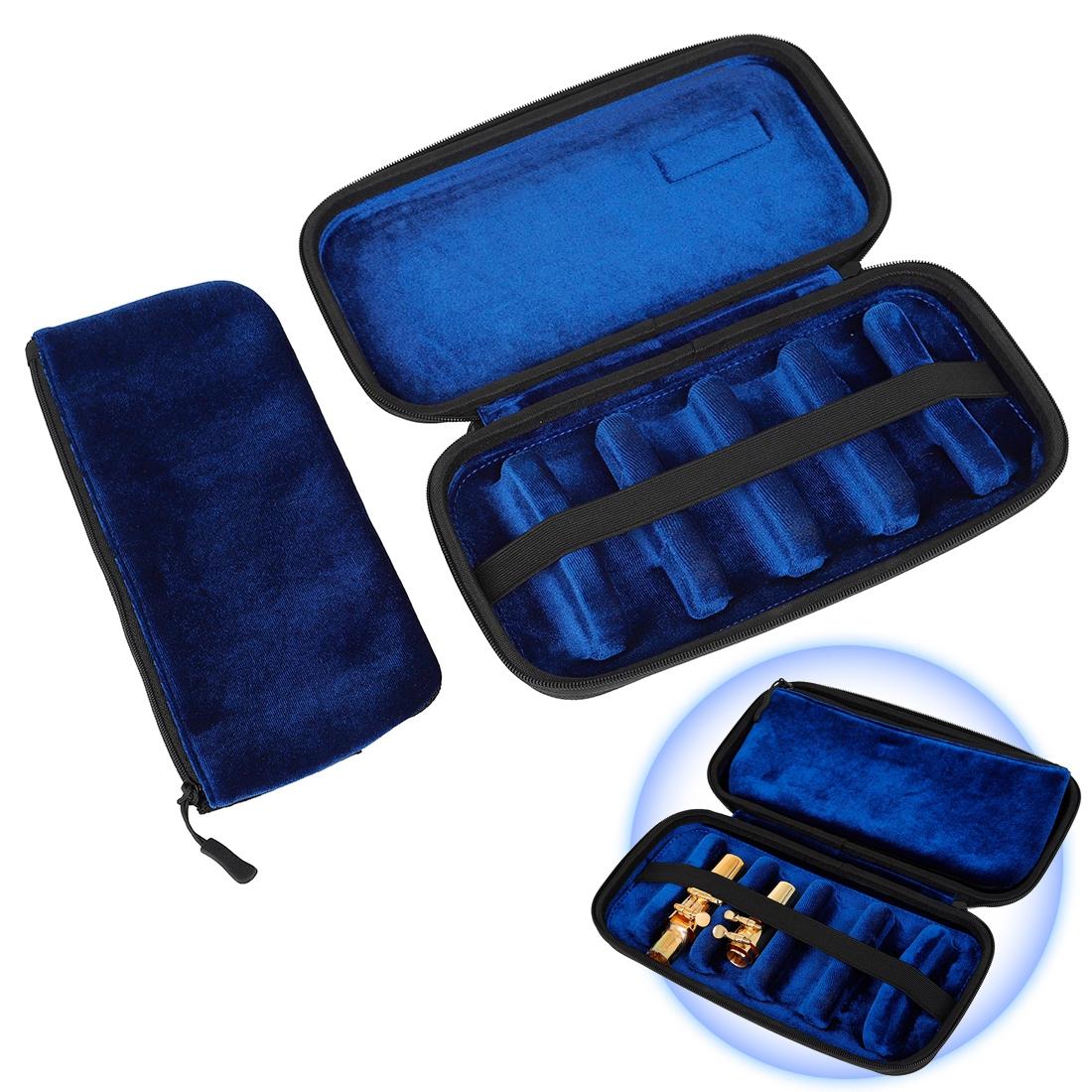 6 Slots Saxophon Mundstück Aufbewahrungsbox Box Tragbares Saxophon Zubehör