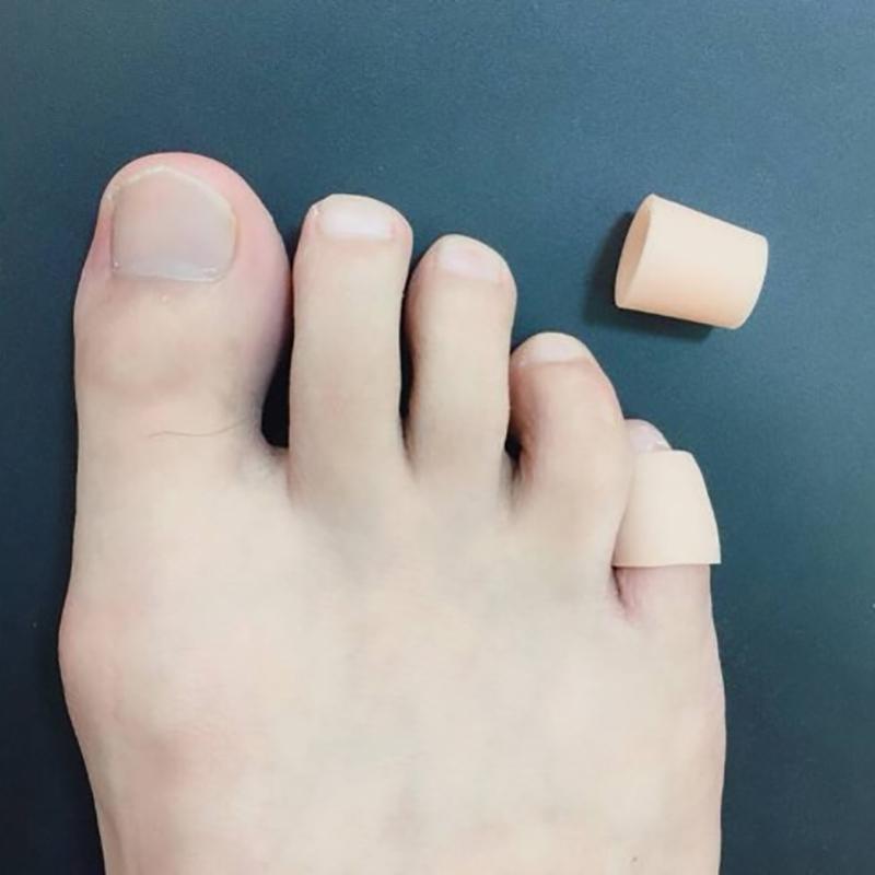 2 Teile/los Silikon Gel Kleine Zehe Rohr Hühneraugen Blasen Corrector Pinkie Protector Gel Bunion Toe Finger Schutz Gel Hülse