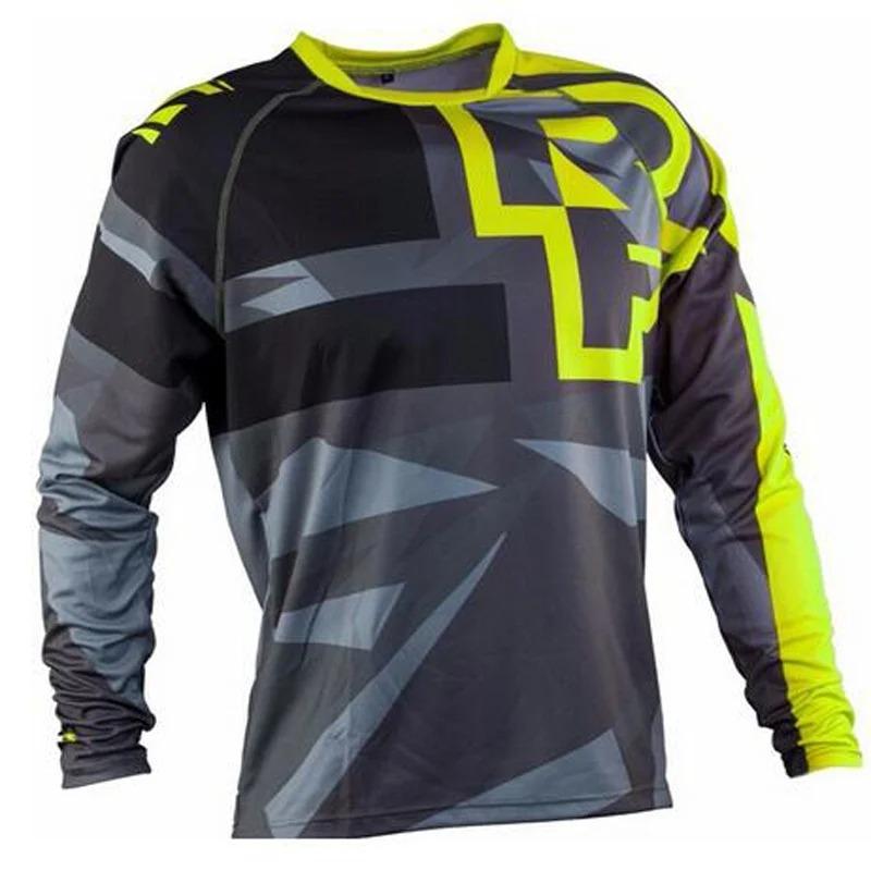 Downhill-Trikots Langarm-T-Shirt für Herren, Mountainbike, MTB, T-Shirts, Offroad, DH, Motorrad, Motocross, Sportbekleidung, BMX-Bekleidung 4XL