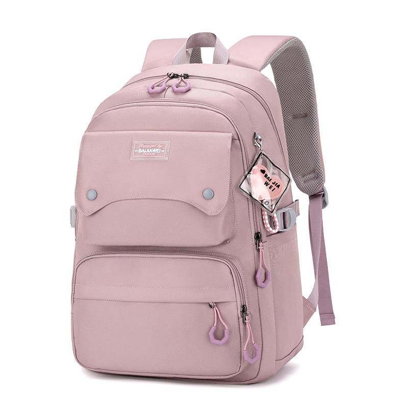 Winter Mode Kinder Rucksack Mittelschule Mädchen Schultasche Große Kapazität Grundschüler Rucksack für Klasse 3 5 6 7 violett