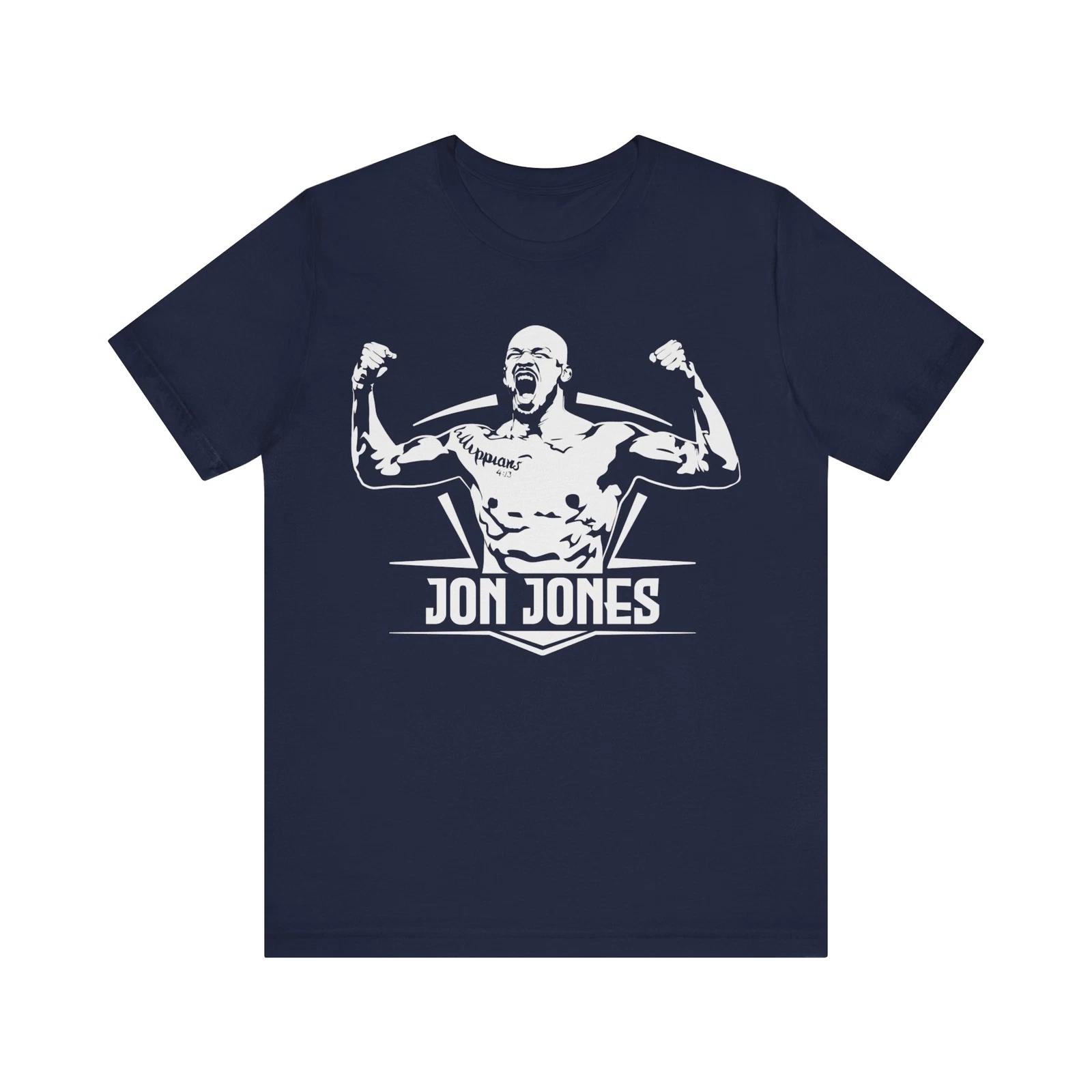 Jon Jones T-Shirt UFC Schwergewichtschampion MMA T-Shirt Neues Kampfsport-T-Shirt L