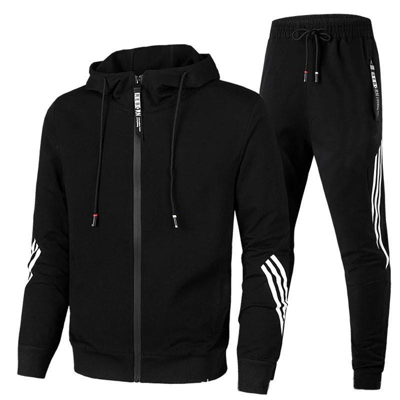 Frauen Lange Ärmel Neue Frühling Und Herbst Hoodie Anzug frauen Hosen Teenager Freizeit Laufen Drei Bars Sport Anzug frauen der Set M
