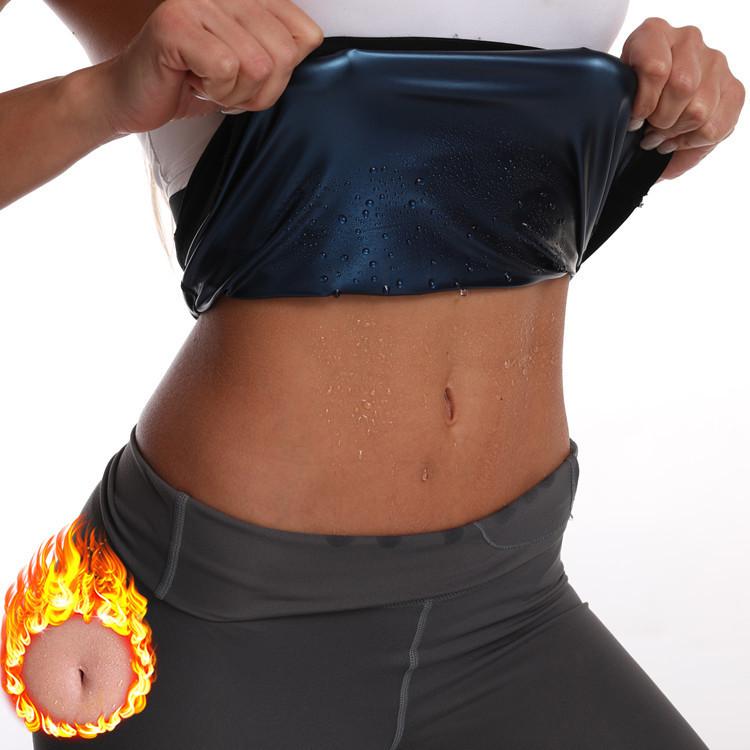 Frau Fitness Taille Trimmer für Schweiß Wrap Schweiß Taille Trainer Schweiß Bauch Hinzufügen Wärme Workout Gürtel Bauch Wraps für Bodybuilding S-M