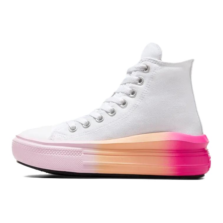 Converse Chuck Taylor All Star Move Platform High GS Bright Ombre Kinder-Sneaker Weiß Stardust-Lila A07372C 37