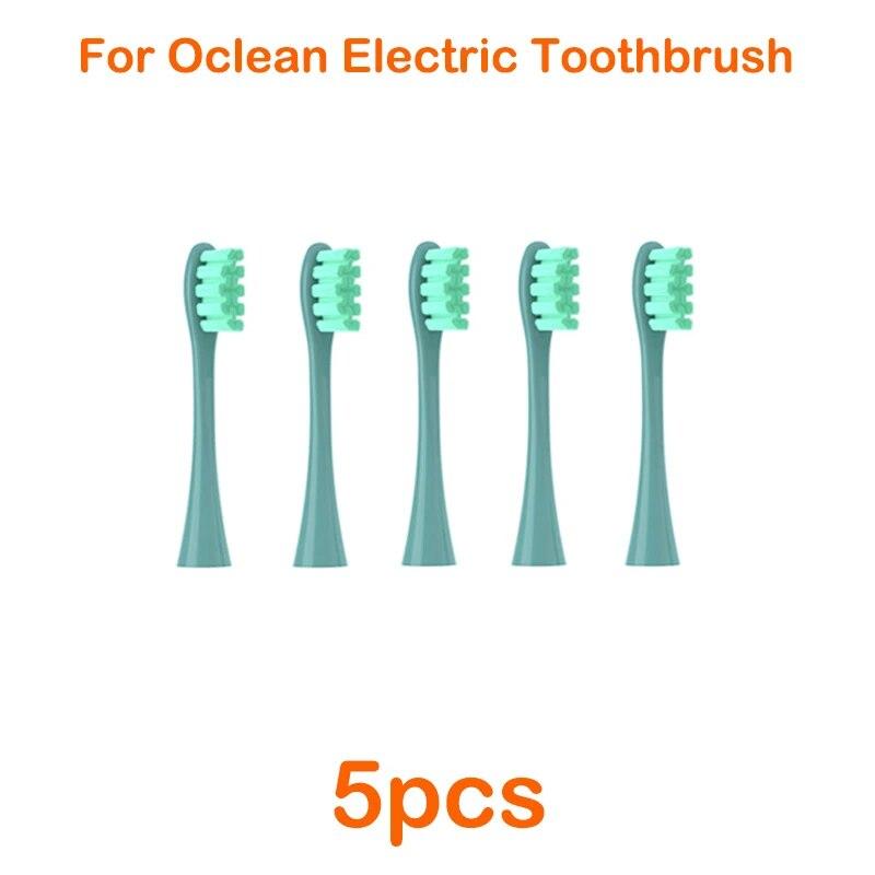 5 stücke Oclean Ersatz Elektrische Zahnbürste Köpfe Für Oclean X Pro / X / Z1/ F1/ One/ air 2 Sonic Elektrische Zahnbürste Köpfe 5pcs9