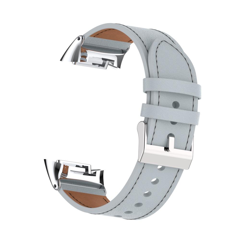 Leder Armband für Fitbit Charge 5 Band Ersetzen Armband Armband Armband für Fitbit Charge 6 Strap Smartwatch correa For Fitbit Charge 6/5 graue