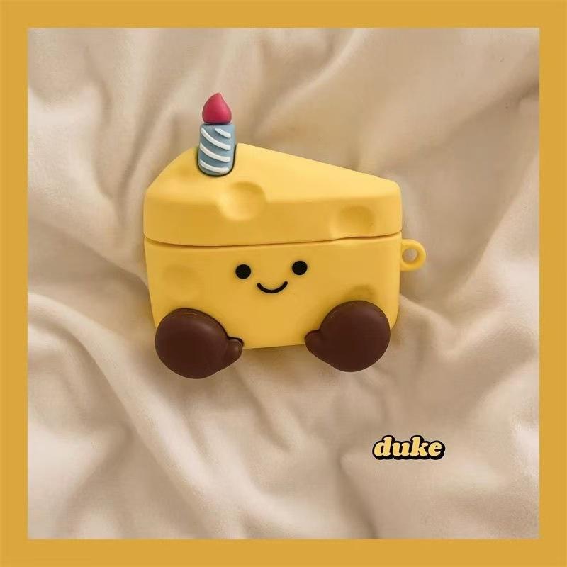 Kreatives Cartoon-Muster Apple kabellose Bluetooth-Kopfhörerhülle - AirPods Pro 2 Silikon Bluetooth-Kopfhörerabdeckung 3./4. Generation AirPods 1 /2 generation
