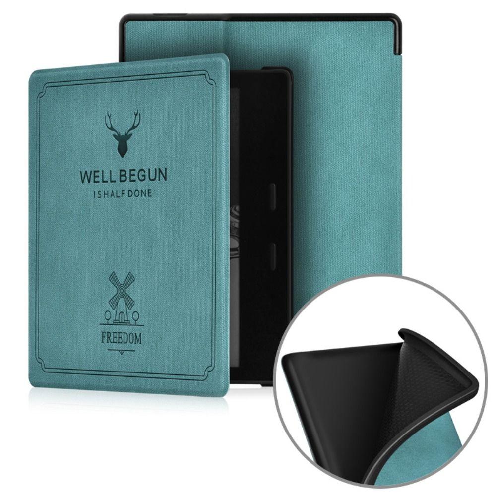 9./10. Generation Smart Cover Hülle Schutzhülle für Kindle Oasis 2/3 Home Office hellblaue