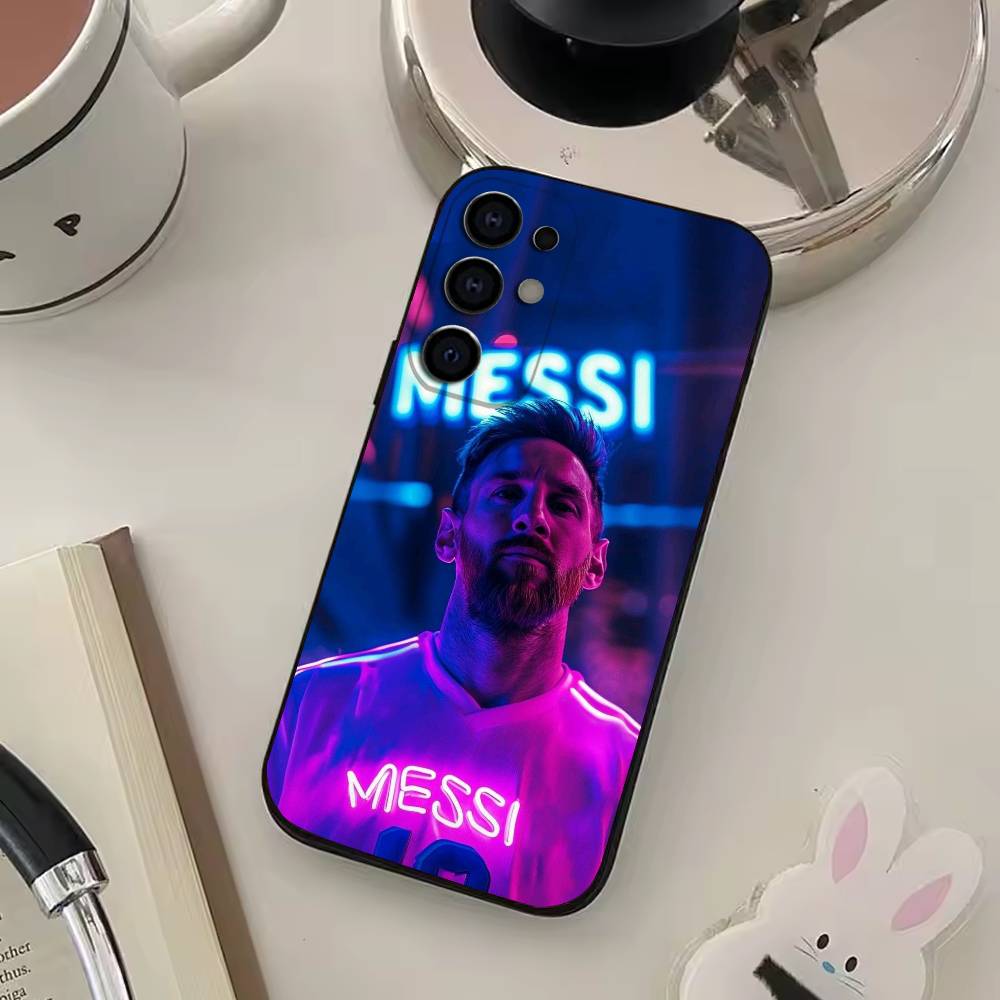 Fußballstar M-Messi Handyhülle Für Samsung S25,S24,S21,S22,S23,S30,Ultra,S20,Plus,Fe,Lite,Weiche Schwarze Hülle Samsung S21 s305G