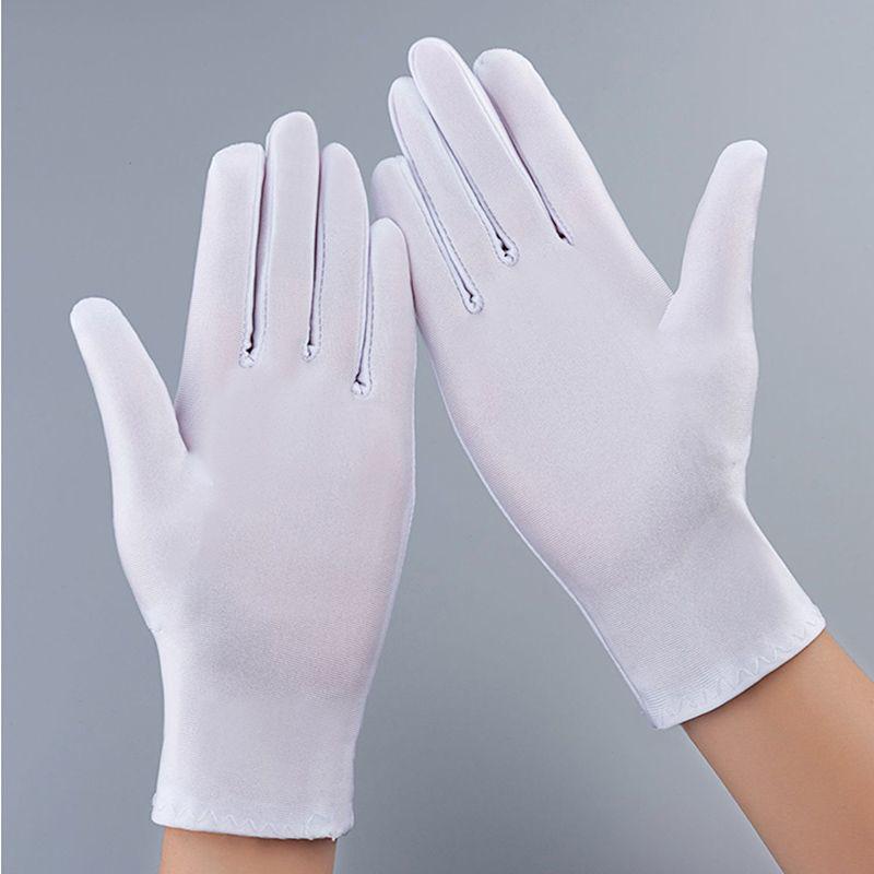 Unisex Baumwoll-Etikette-Handschuhe - Leicht, Langlebig, Schweißresistent für Fahren und Arbeitsschutz 1 Pair Pack