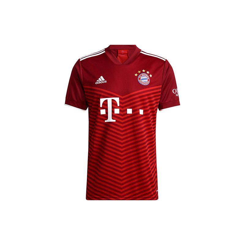 Adidas Bayern München Heim Fan Edition Sport Kurzarm Fußballtrikot Herren Sporttrikot Rot GM5313 M