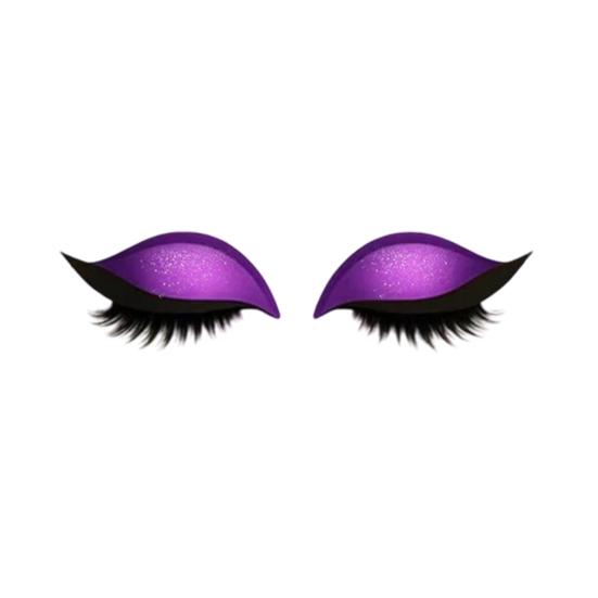 1/2/3/4/5 Paare Lazy Lidschatten Wimpern Patch 2-in-1 Lidschatten Wimpern Make-up Aufkleber Wiederverwendbare Augen Make-up Aufkleber mit falschen Wimpern Schatten 1 Pair C