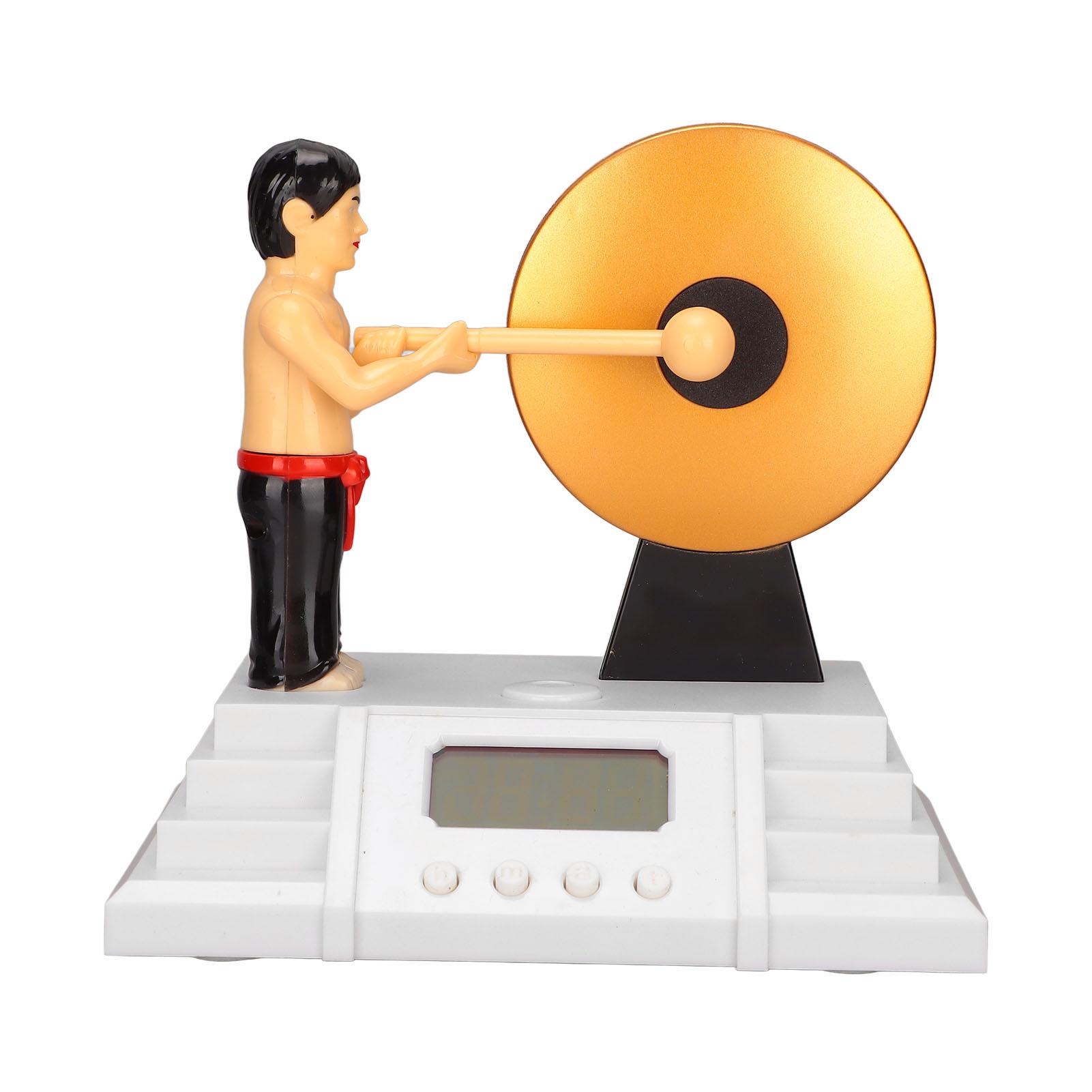 Wecker, digitaler Wecker mit Gong-Stick, unterstützt Bildschirm-Hintergrundbeleuchtung für Tiefschläfer