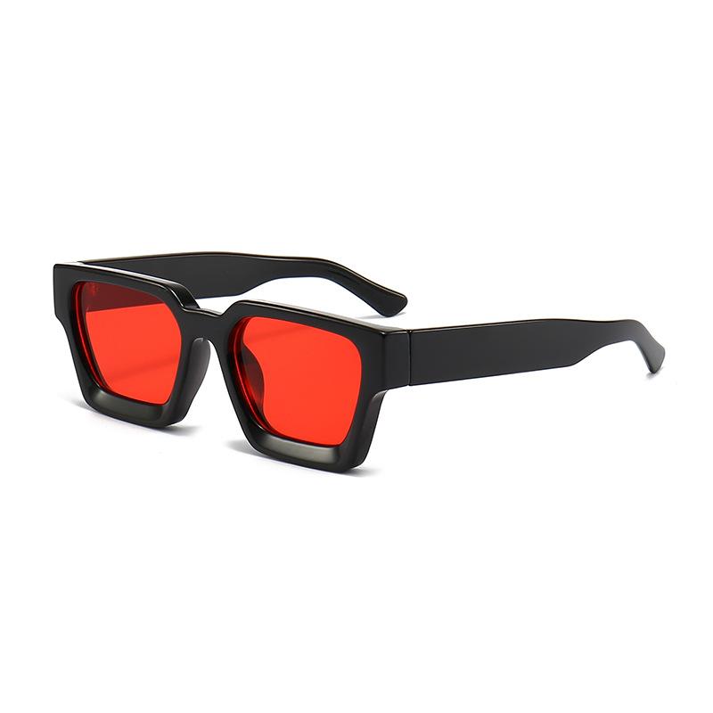 Modische quadratische Sonnenbrille für Herren, Retro-Sonnenbrille, quadratische Retro-Sonnenbrille für Damen, klassische verspiegelte Sonnenbrille, modische rechteckige Sonnenbrille für Damen