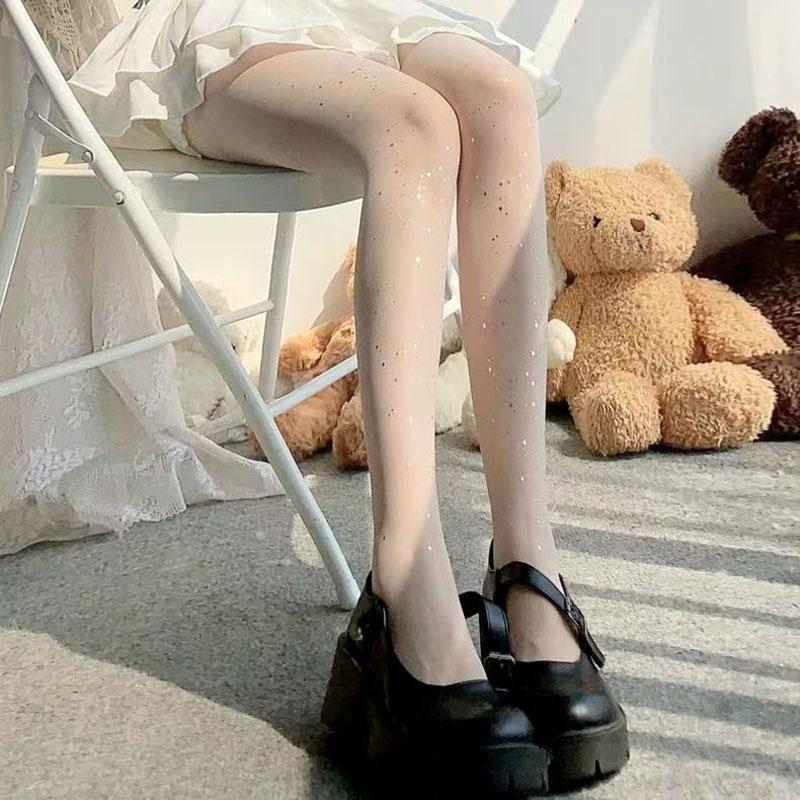 Funkelnde Galaxie Funkelnde Strumpfhosen Glitzer Neue Glänzende Strumpfhosen Damen Unterwäsche Sexy Diamanten Strümpfe Mode Mädchen Schlanke Strumpfhosen One Size