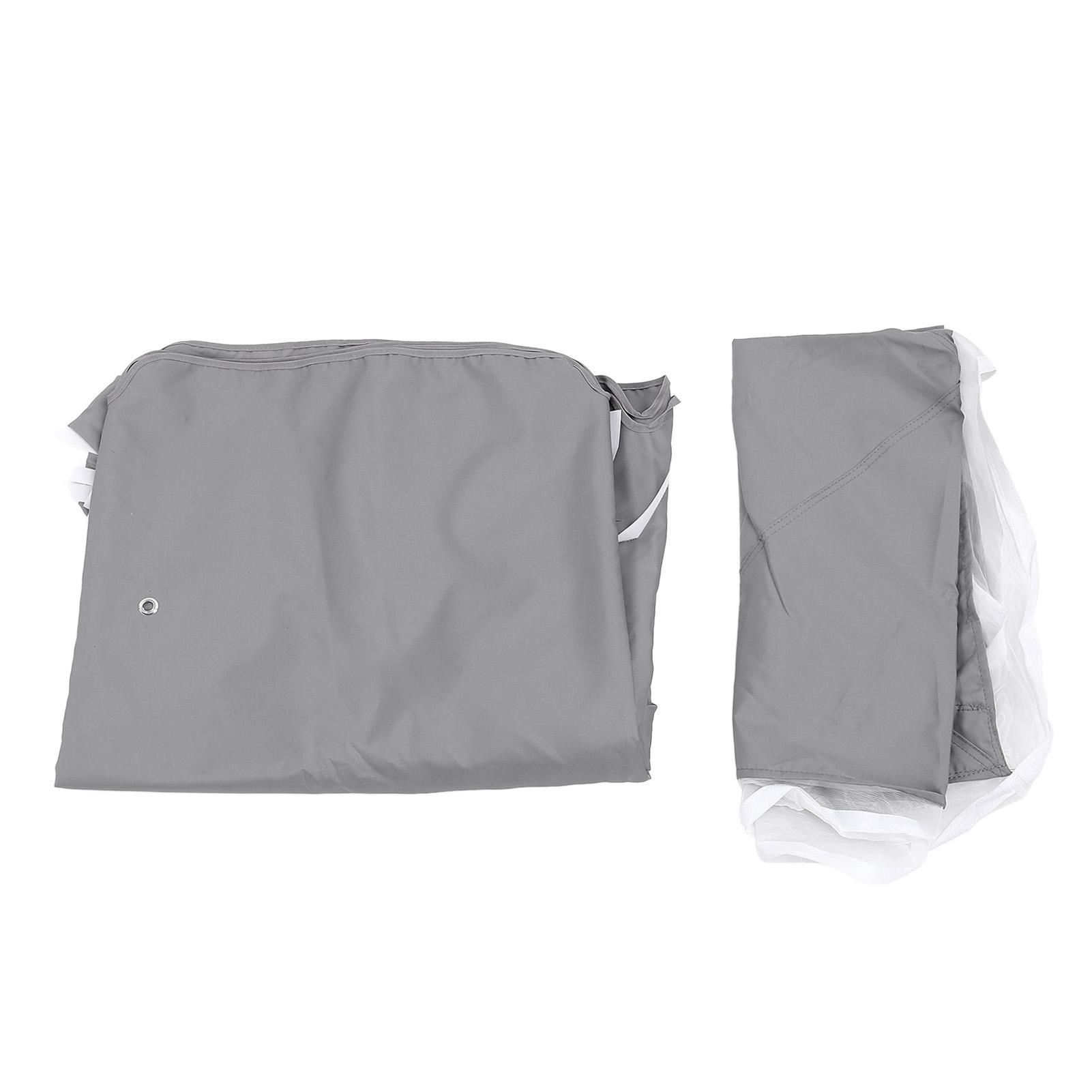 Grau Zelt Ersatz Baldachin Ersatz Top Wasserdicht UV50 + Sonnenschutz Baldachin Zelt Abdeckung für 3 X 3 Meters