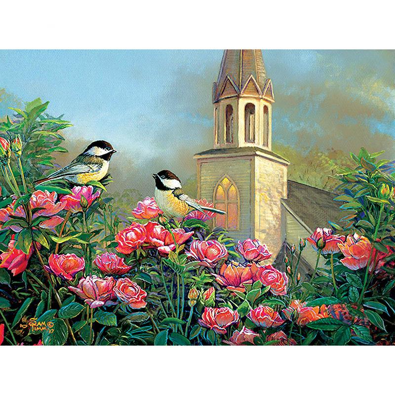 Diamantmalerei, Mosaik, Handarbeit, Stickerei, runder Diamant, Kreuzstich, Heimdekoration, wunderschön 20X30CM