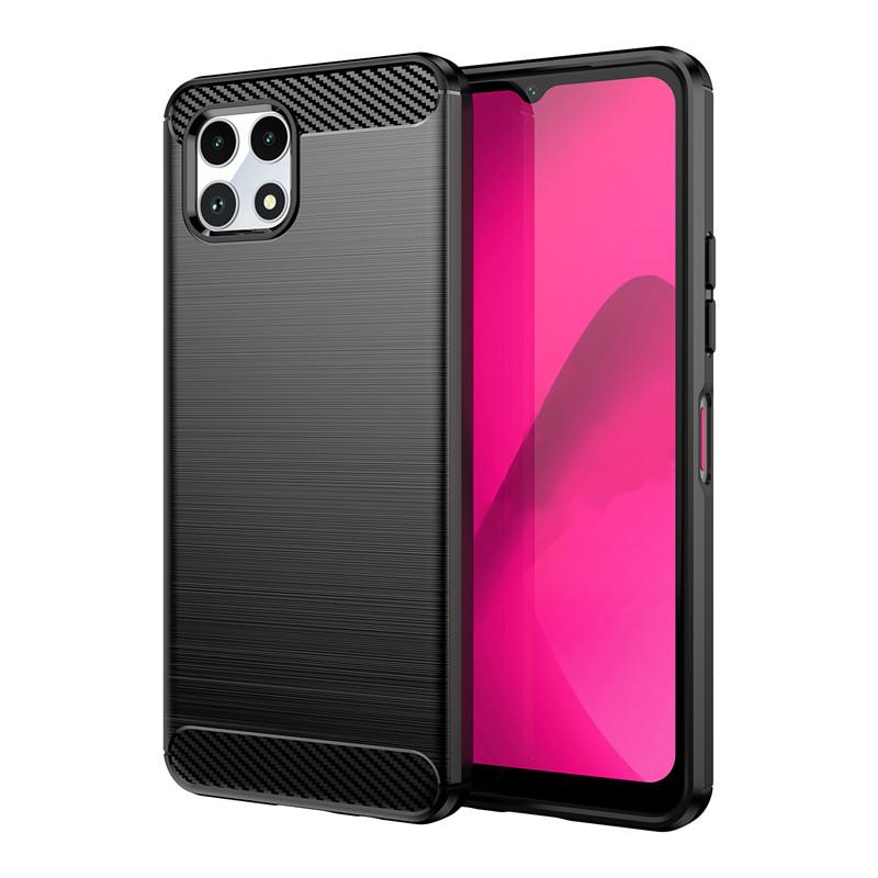 Für T-Mobile T Phone 2 5G Hülle T-Mobile T Phone 2 5G Hülle Stoßfeste Silikon Schutzhülle Schwarze Hülle T-Mobile T Phone 2 5G For T Phone 2 5G schwarz