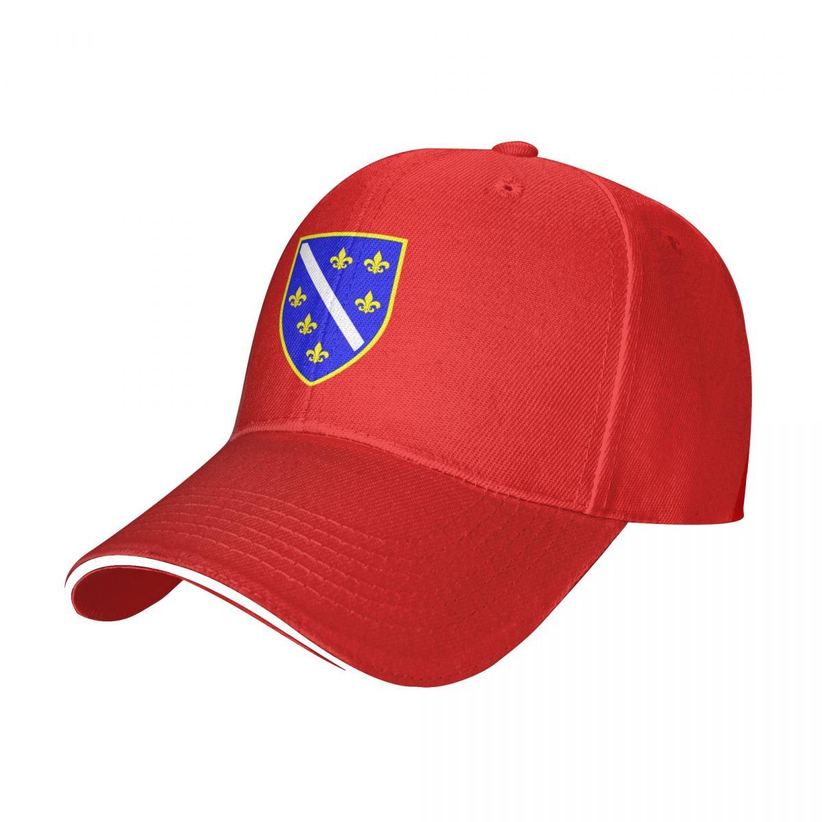 Bosnien Bosnien-Herzegowina Original Wappen Baseball Cap Sonnenhut Trucker Cap Unisex Baseball Cap Damen