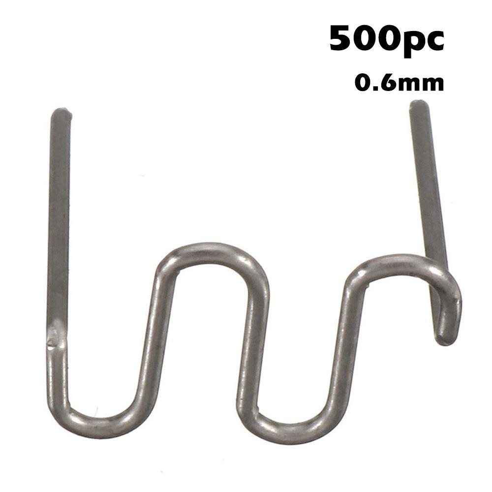 500 Stück Auto-Stoßstangen, Kunststoff-Schweißgerät, Schweißdraht, Kunststoff-Schweißer-Bolzen, Aussehen, Reparatur 0.6mm big waves