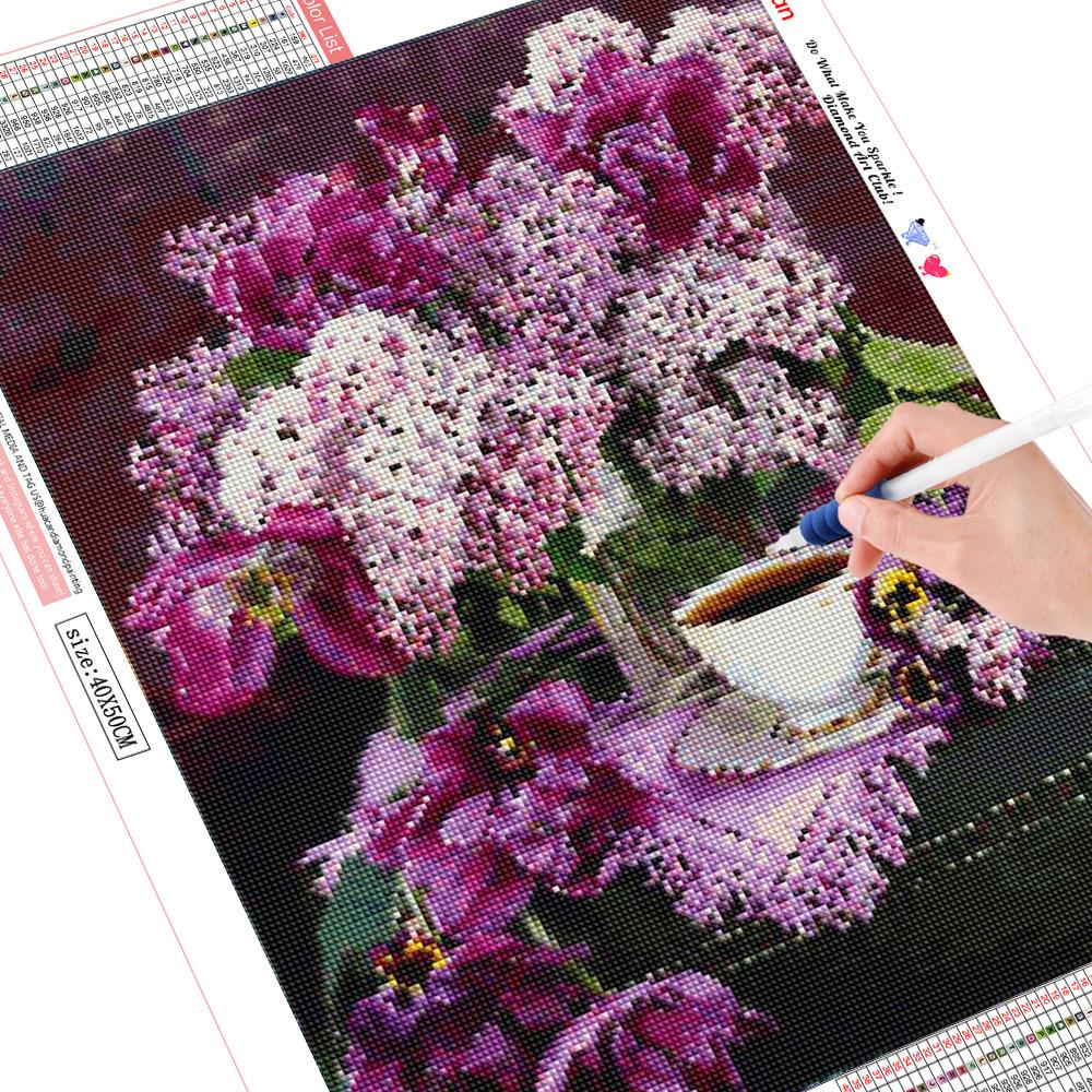 5D Diamant Stickerei Verkauf Blume Diamant Malerei Kreuzstich voller Diamant Mosaik Bild 20X30