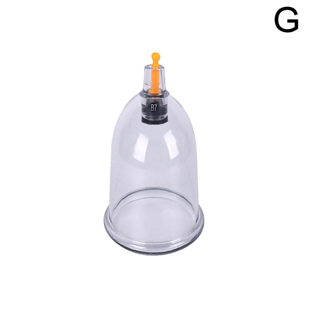 1pc Vakuum Schröpfen Massage Jar Dosen Chinesische Medizin Pflege Saug Gesunde Tassen Massage Anti-Ce R9Y4 Transparent-30mm