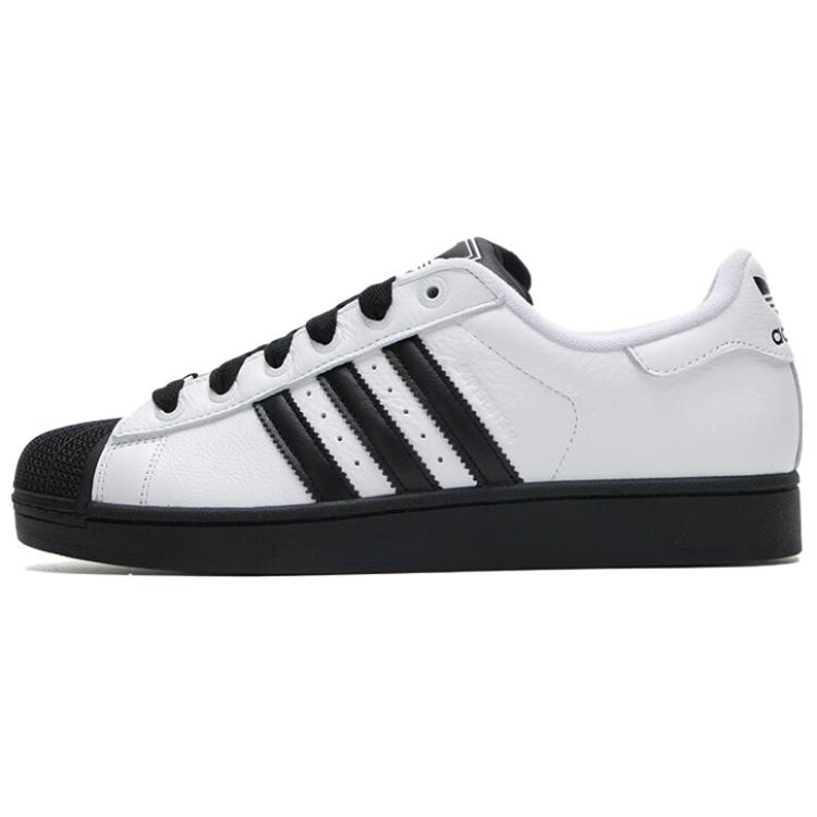 adidas Superstar 2 Weiß Schwarze Sohle Herren Sneaker Wolkenweiß Kernschwarz JI0124 46⅔