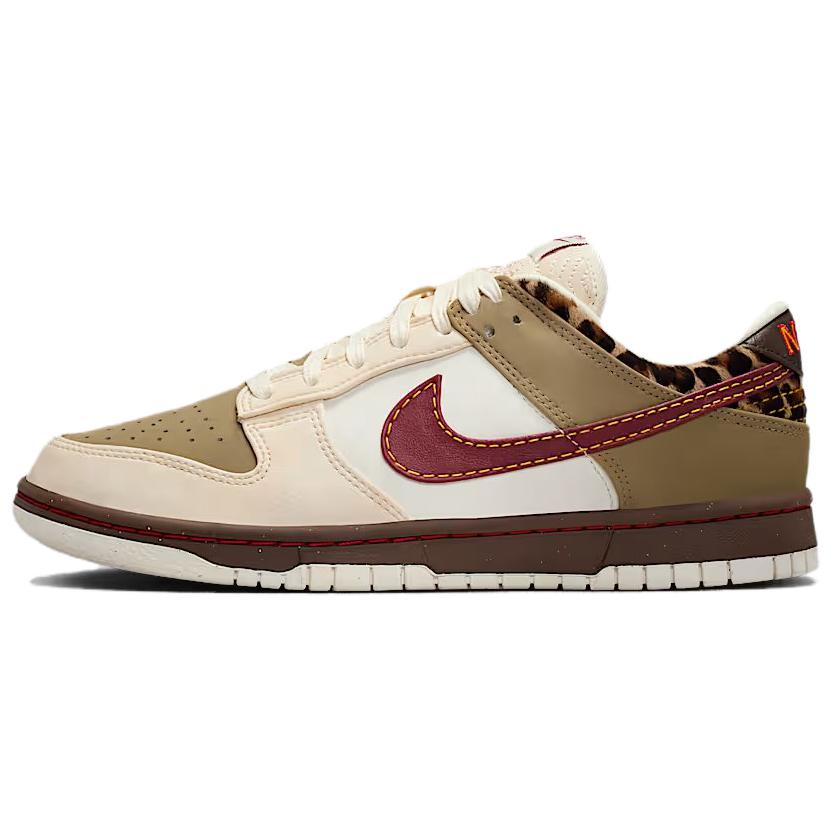 Nike Dunk Low Top Skateboard Schuhe Damen Beige Rot IM6687-262 44.5