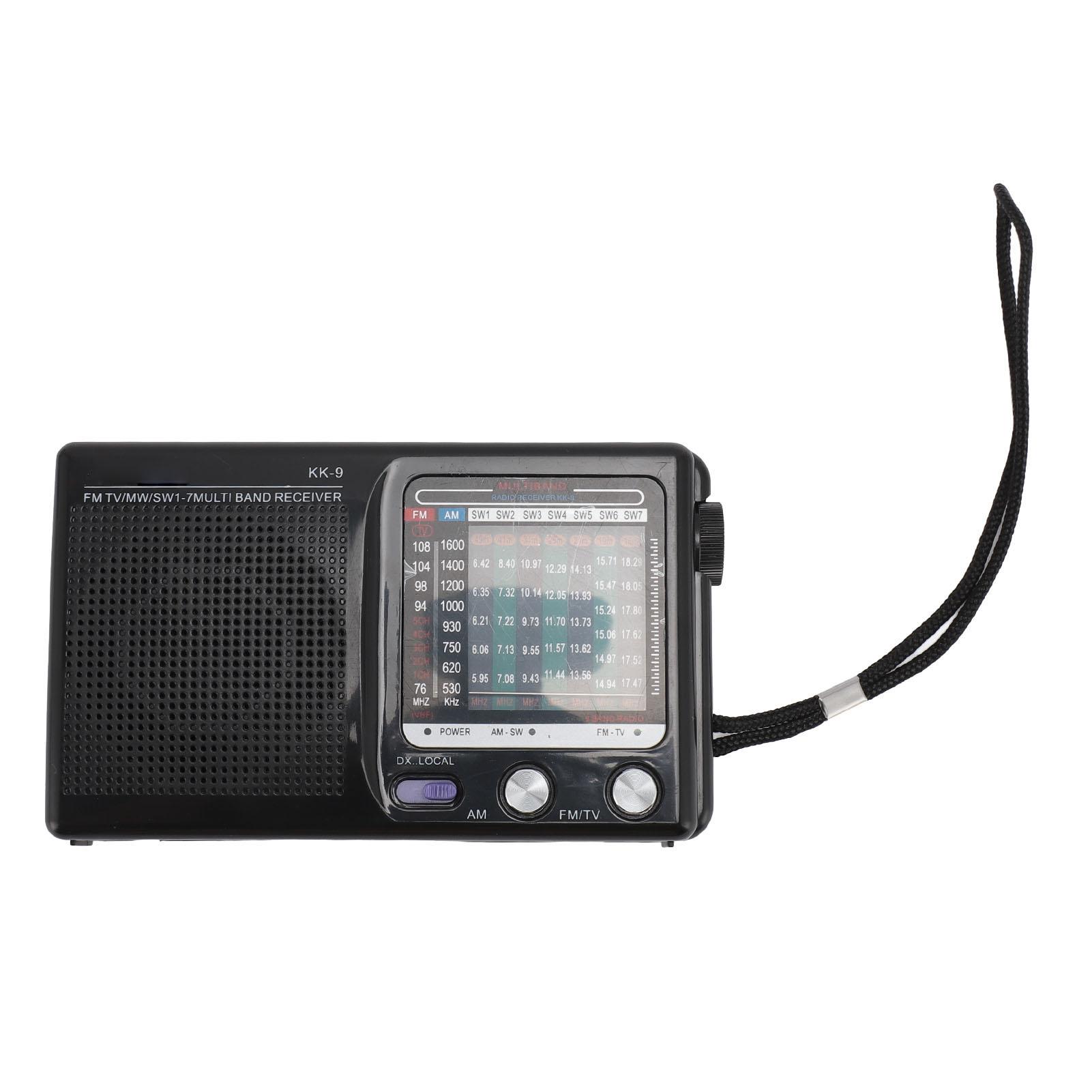Tragbares Multiband-Radio FM MW SW Multifunktions Eingebauter Bluetooth-Chip Tragbares Mini-Radio für ältere Menschen