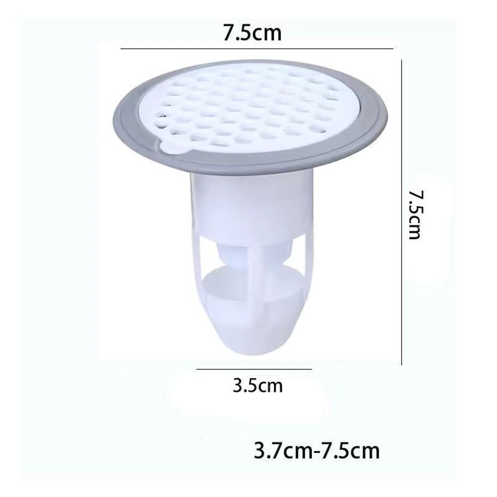 Silikon Bad Dusche Boden Sieb Kern Küche Bad Wasser Ablauf Filter Abdeckung Stecker Falle Siphon Waschbecken Deodorant weiß