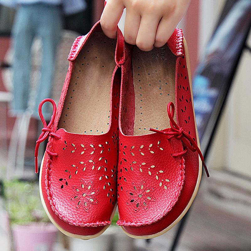 Damen Flache Schuhe Mode Damen Freizeitschuhe Atmungsaktive Damen Loafer Flacher Komfort Mama Schuhe Damen 41 rot