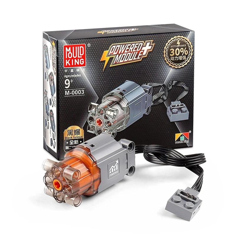 MOULD KÖNIG Auto MOC Technische Bausteine Fernbedienung Zug Auto Motor High Speed L Motor M XL Servo Motor L Large Motor